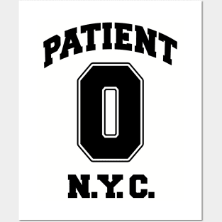 Patient Zero Zombie NYC - Black Posters and Art